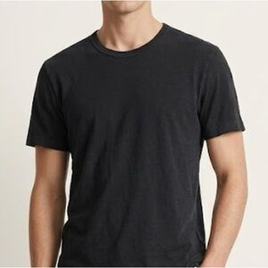 James Perse Black Short Sleeve Crewneck Tee XS